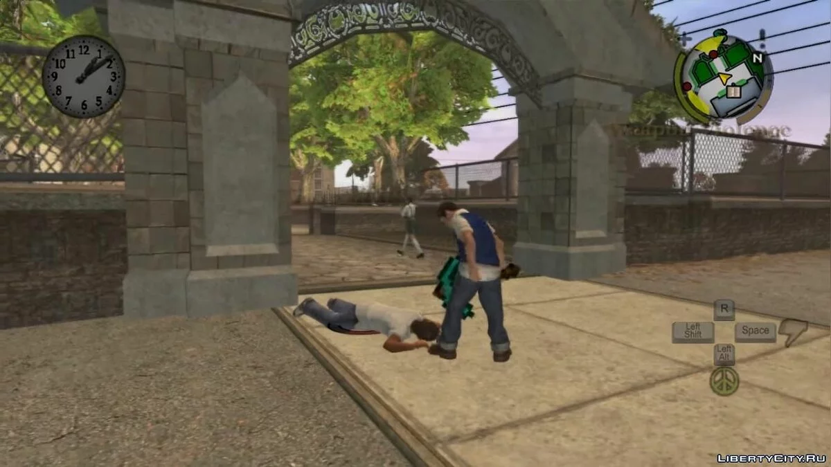 Minecraft Diamond Pickaxe / Bully: Scholarship Edition