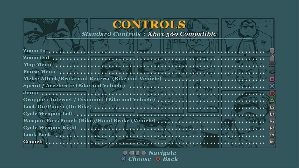 PS2 buttons hud MOD / Bully: Scholarship Edition