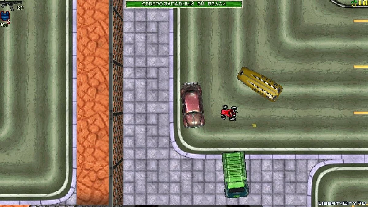 KART з MicroMachines (авторська робота) / GTA 1