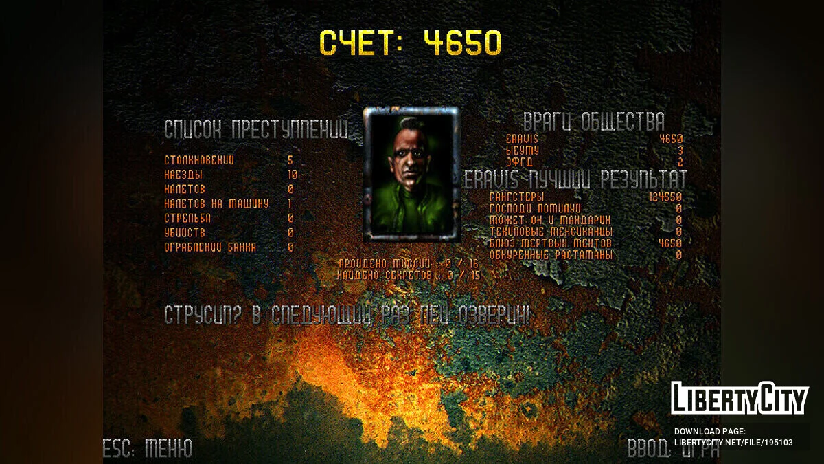 Pacote de idioma + dublagem russa completa para GTA 1 / GTA 1