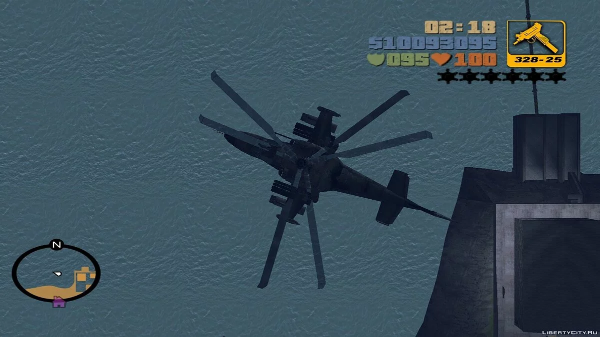 Ka-50 para el mod Aircrafts (fix) / GTA 3