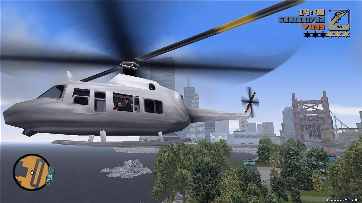 Стандартні вертольоти з інтер'єром / GTA 3