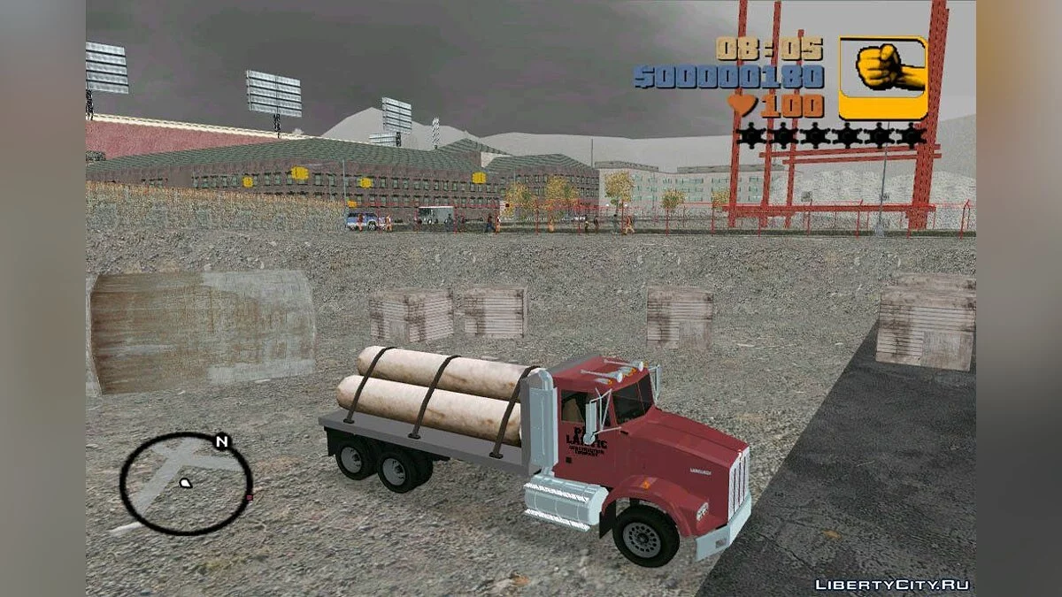 Kenworth T-800 Construction Truck / GTA 3