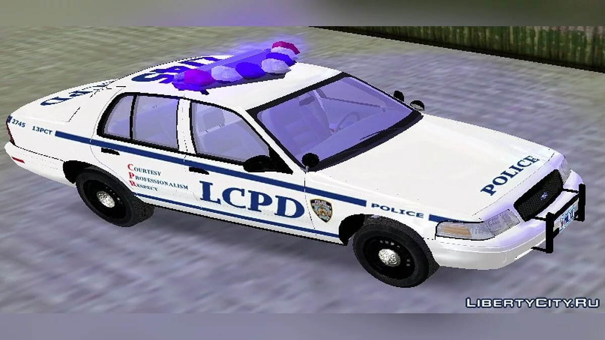 سيارة فورد كراون فيكتوريا من NYPD و LCPD / جي تي إيه 3