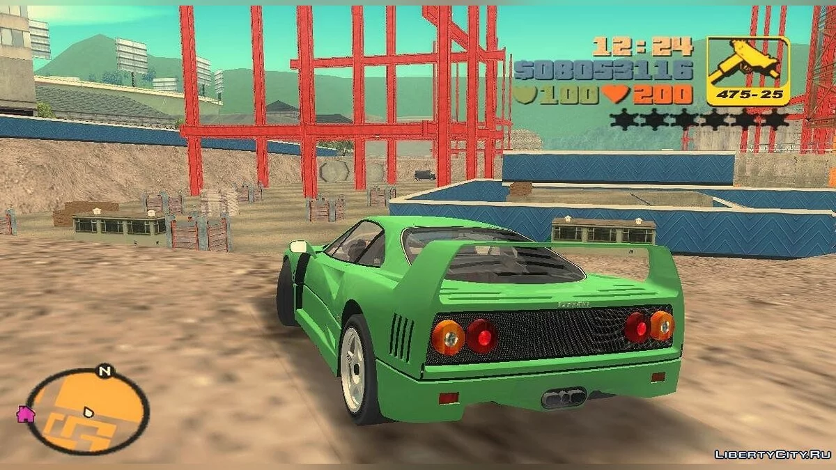 Ferrari F40 "Black Revel" / GTA 3