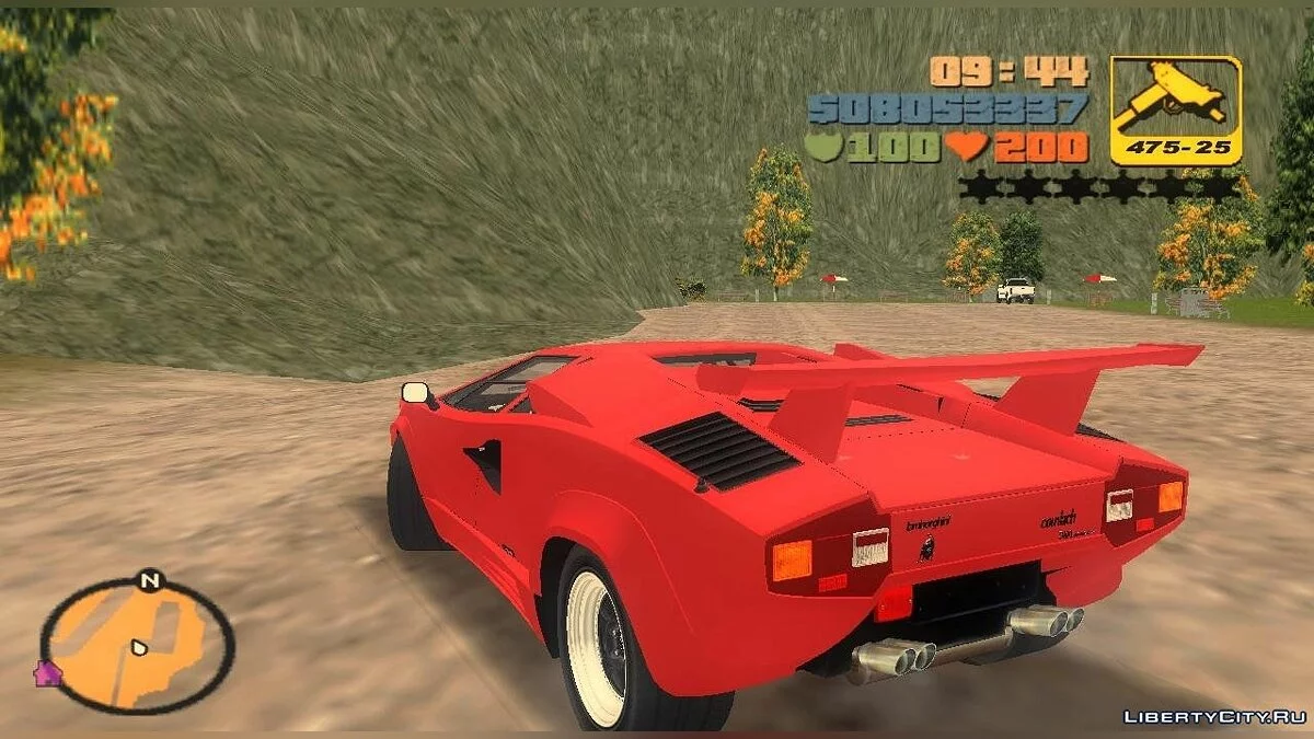 Lamborghini Countach LP5000 QV TT Custom / GTA 3