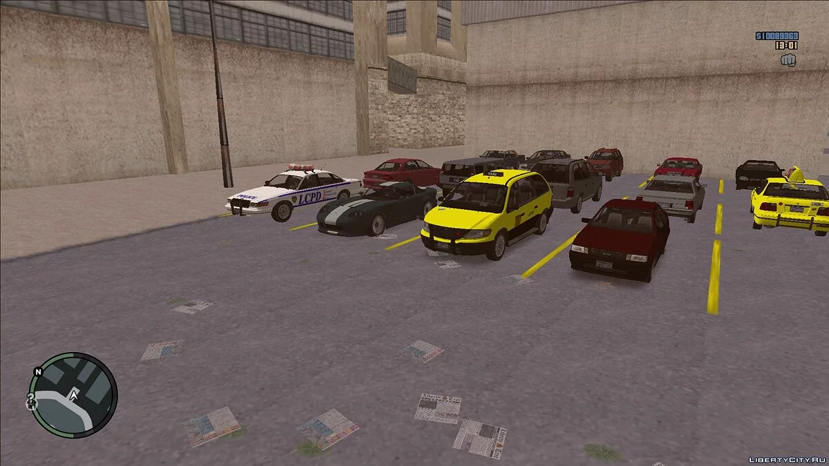 حزمة مركبات GTA IV لـ GTA III (نسخة تجريبية) / جي تي إيه 3