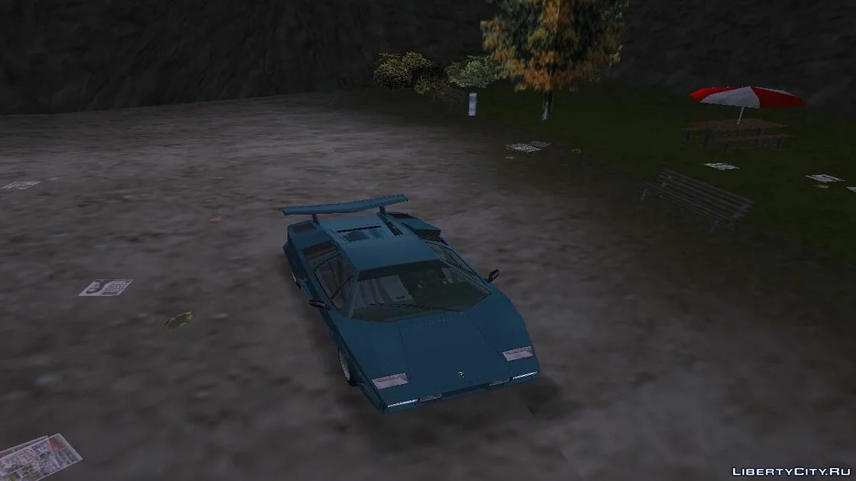 1988 Lamborghini Countach LP500 Quattrovalvole / GTA 3