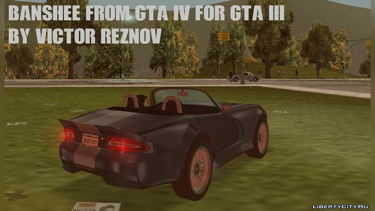 Banshee do GTA IV para GTA III / GTA 3