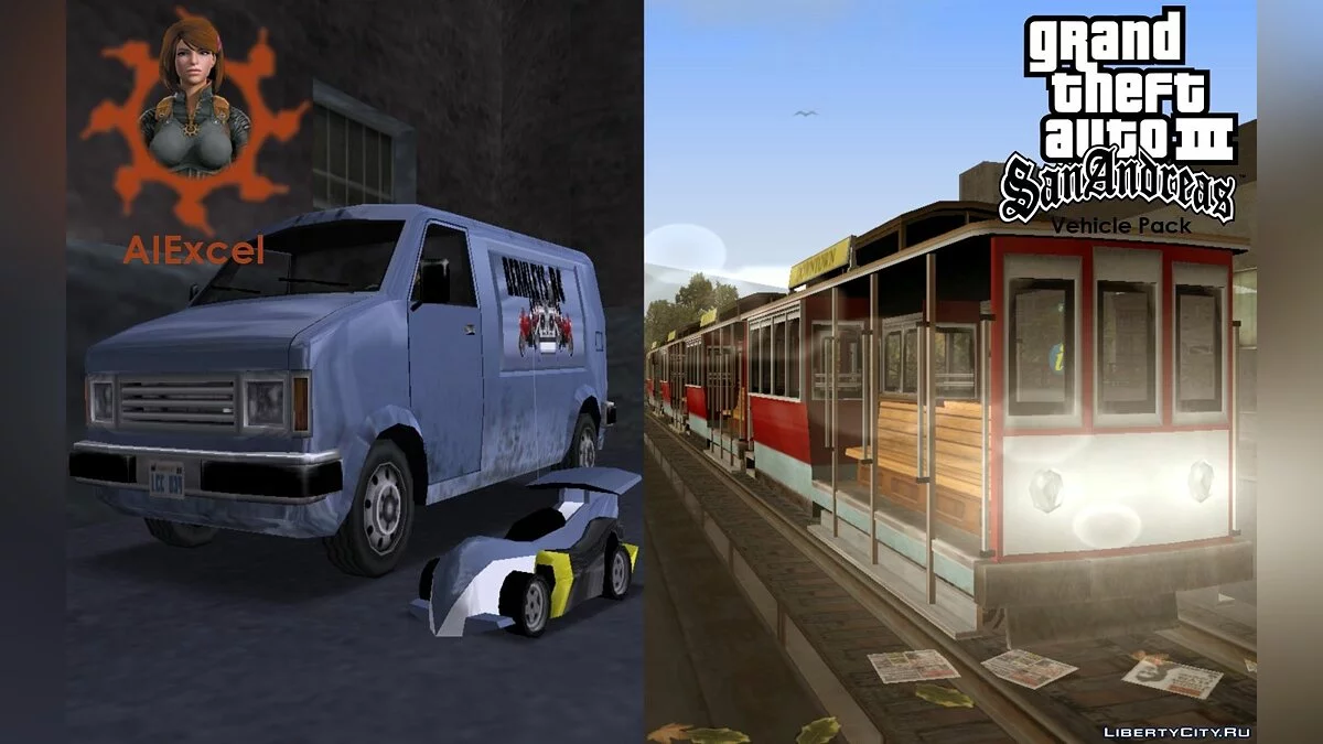 GTA San Andreas Fahrzeugpaket / GTA 3