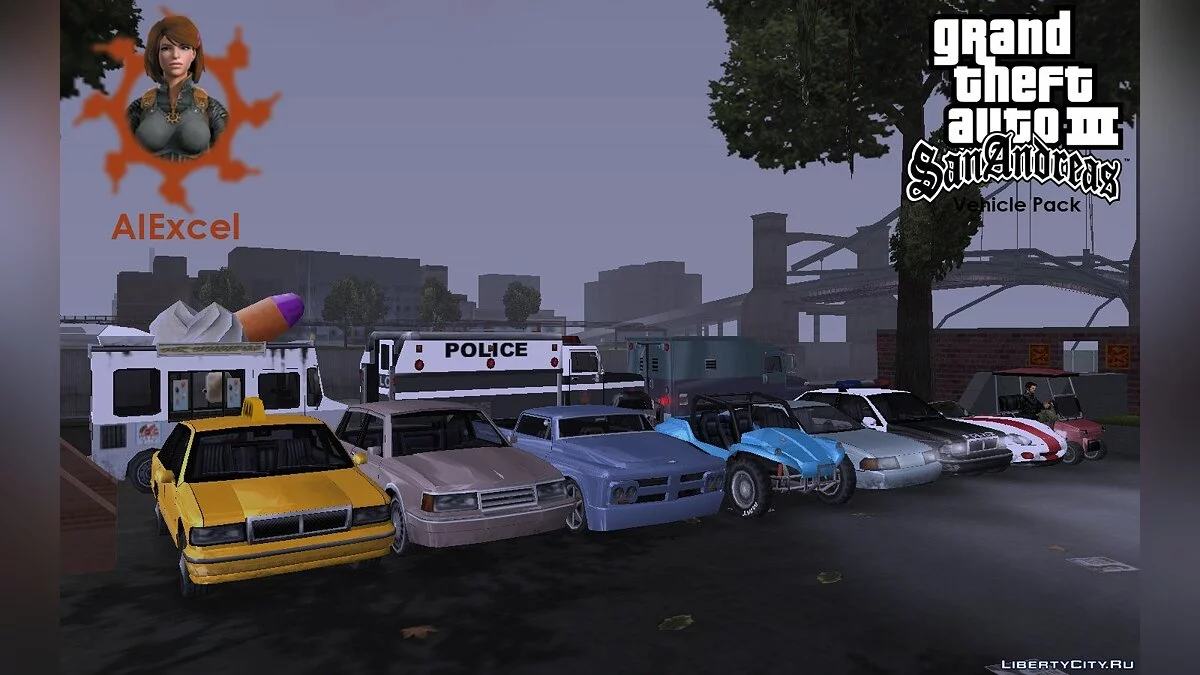 GTA San Andreas Fahrzeugpaket / GTA 3