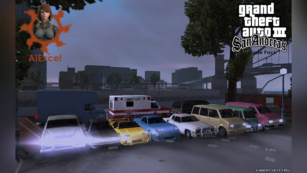GTA San Andreas Fahrzeugpaket / GTA 3
