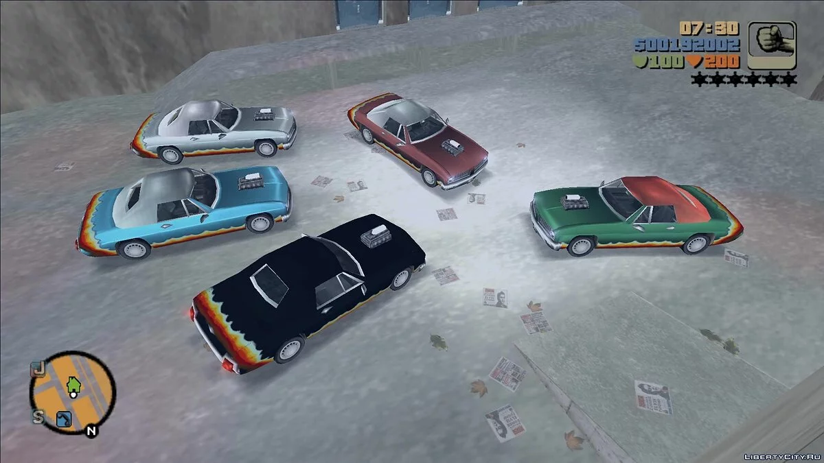 Diablo Stallion Repaintable / GTA 3