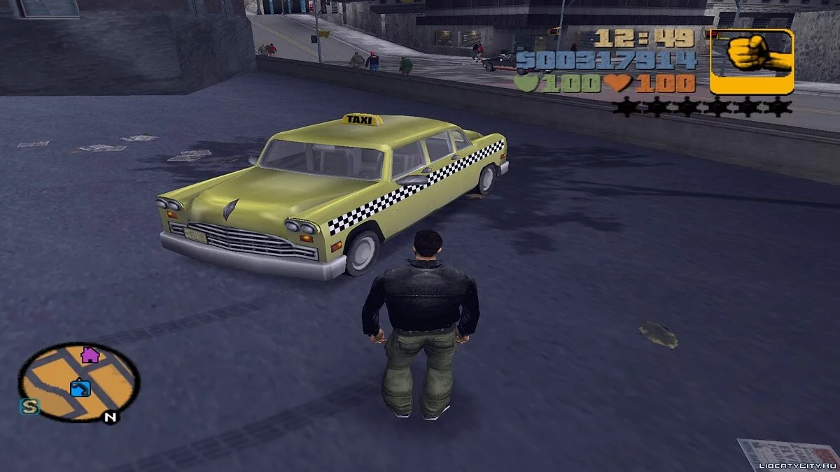 Cabbie Taxi Driver Style (for the contest) / GTA 3