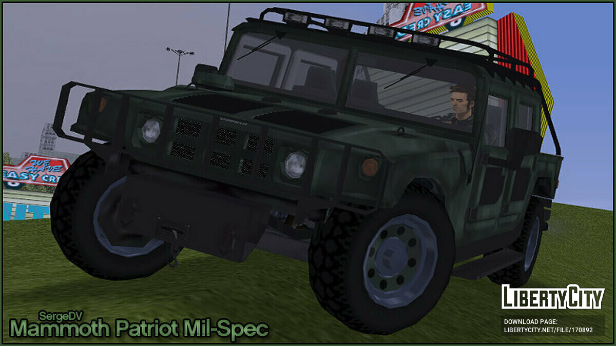 Files to replace cars Patriot (patriot.dff, patriot.dff) in GTA 3 (12 ...