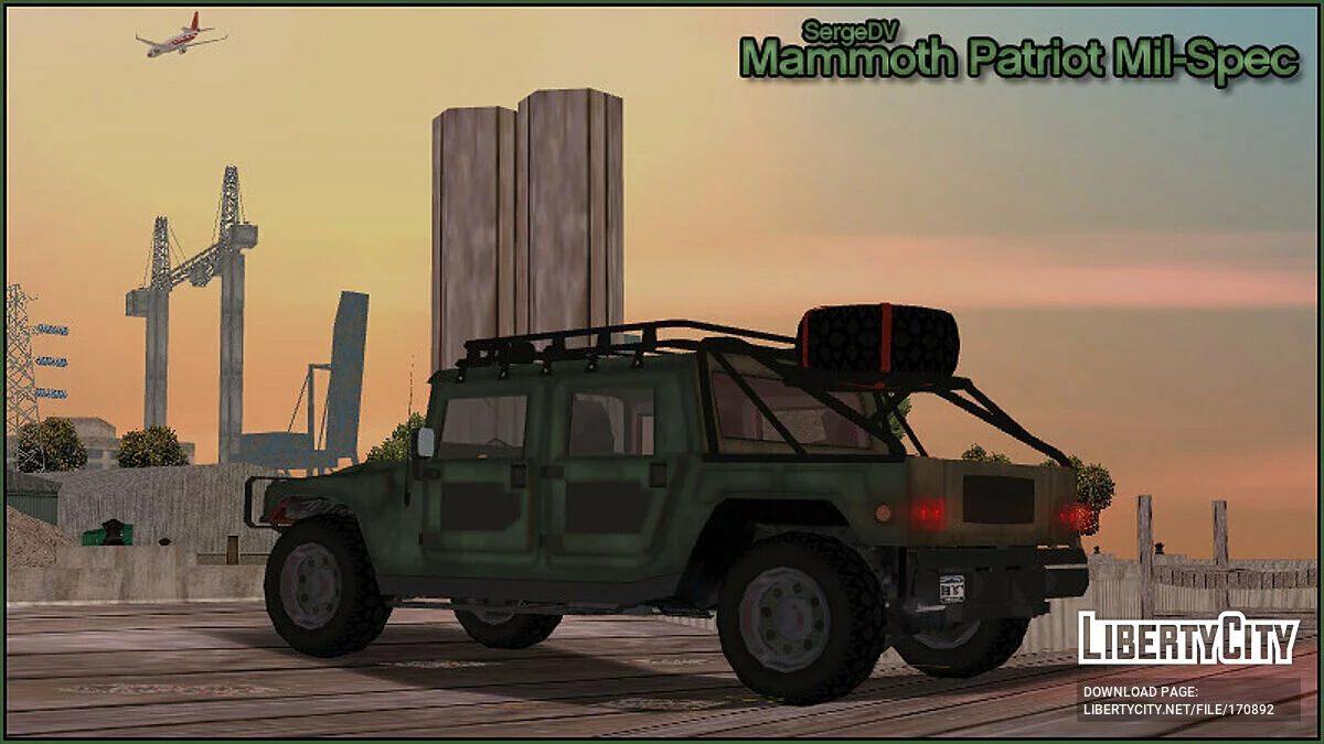 GTA 5 ماموث باتريوت العسكرية / جي تي إيه 3