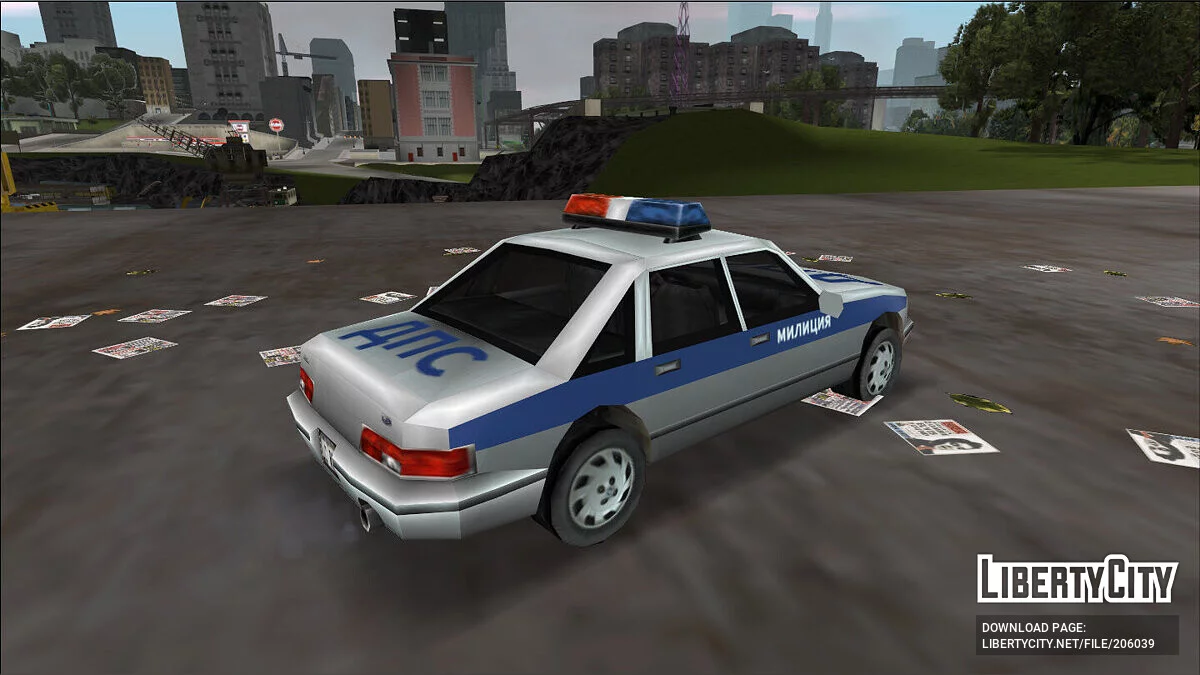 LCPD Cruiser - Милиция России / GTA 3