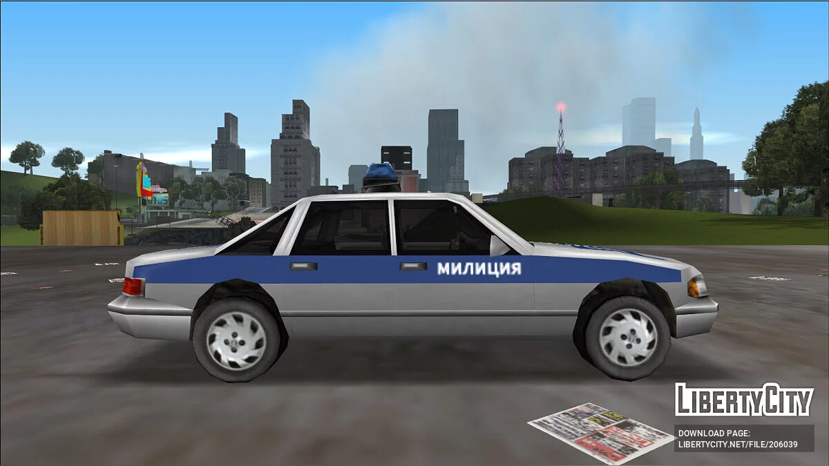 LCPD Cruiser - Милиция России / GTA 3