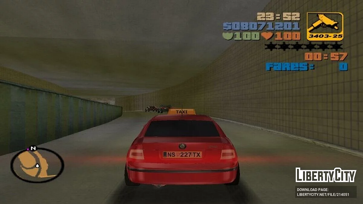 Skoda Superb Taxi 2001 / جي تي إيه 3