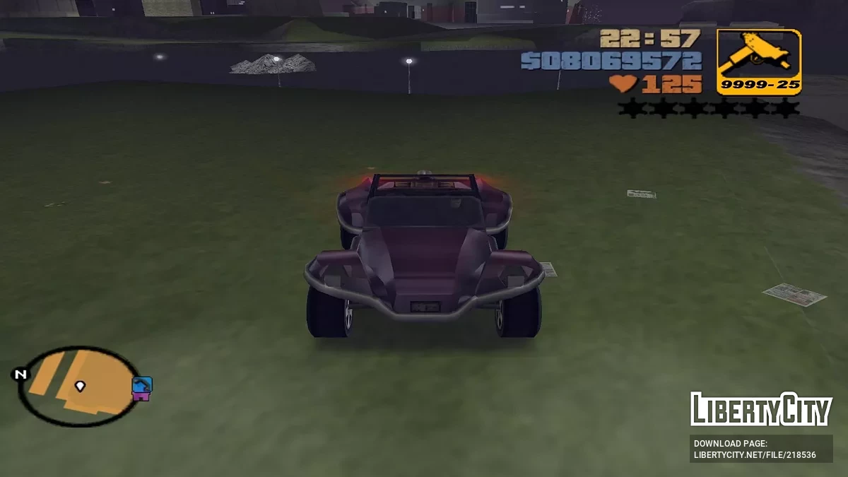 BF Injection з фарами та номерами / GTA 3