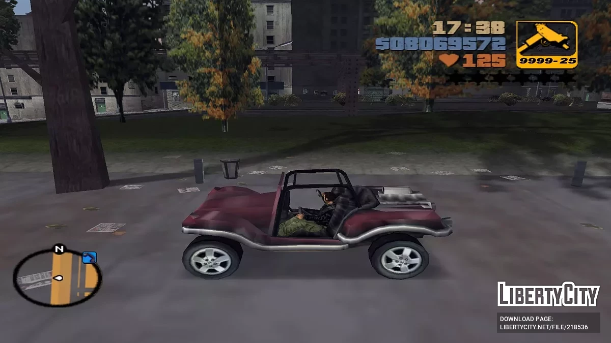BF Injection з фарами та номерами / GTA 3