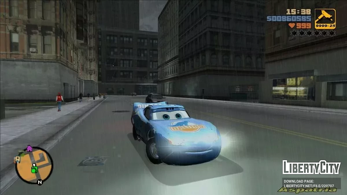 Dinoco McQueen und McQueen aus Radiator Springs / GTA 3