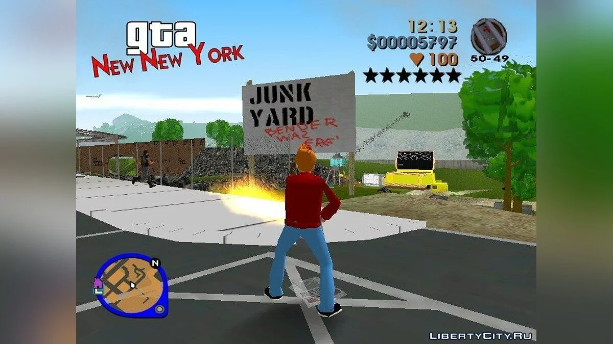 GTA : New New York - Mod Futurama / GTA 3