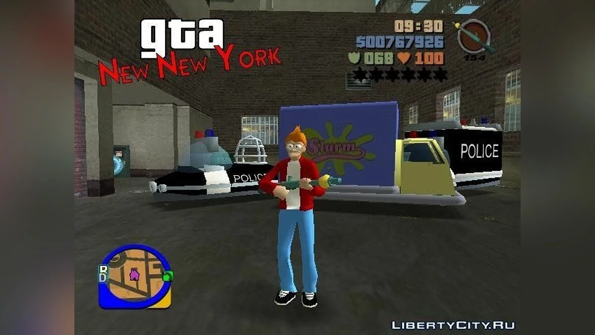 GTA : New New York - Mod Futurama / GTA 3