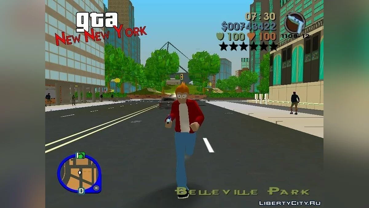 GTA : New New York - Mod Futurama / GTA 3