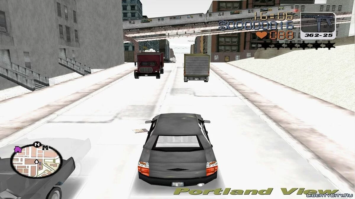 Grand Theft Auto 3 Frosted Winter / جي تي إيه 3