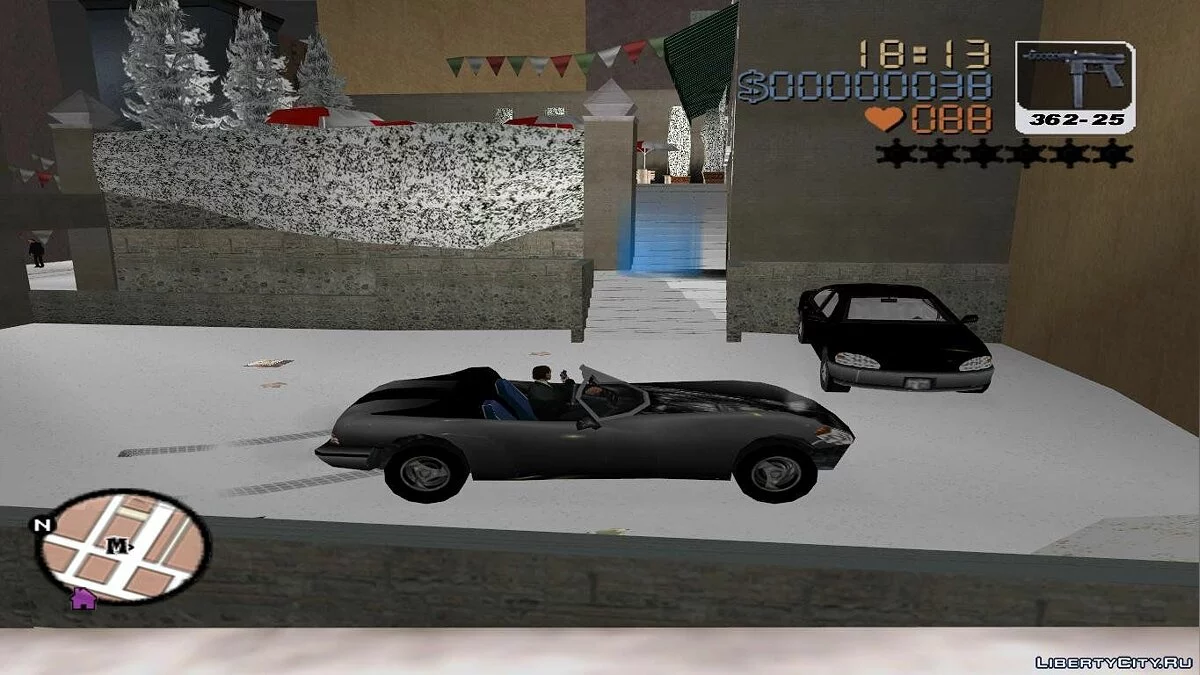 Grand Theft Auto 3 Frosted Winter / جي تي إيه 3