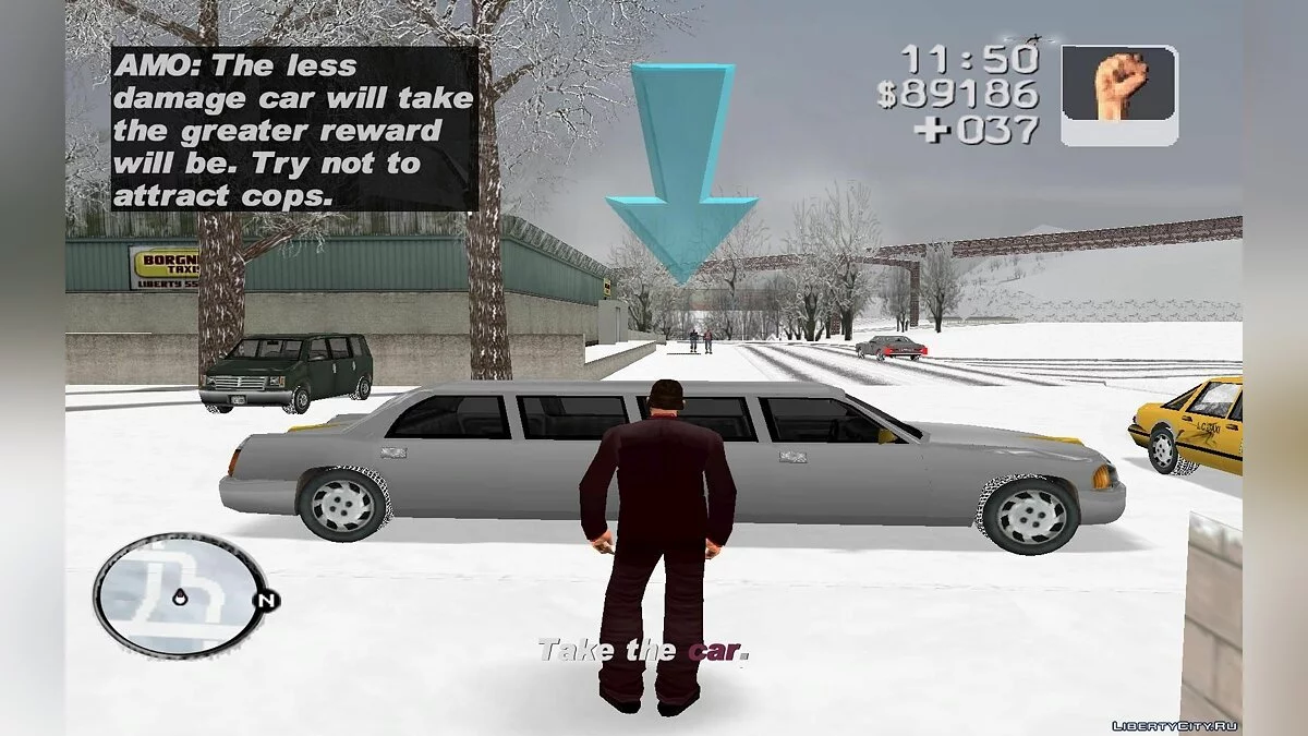 Grand Theft Auto 3: Frosted Winter (Ultimate Winter Mod) / GTA 3
