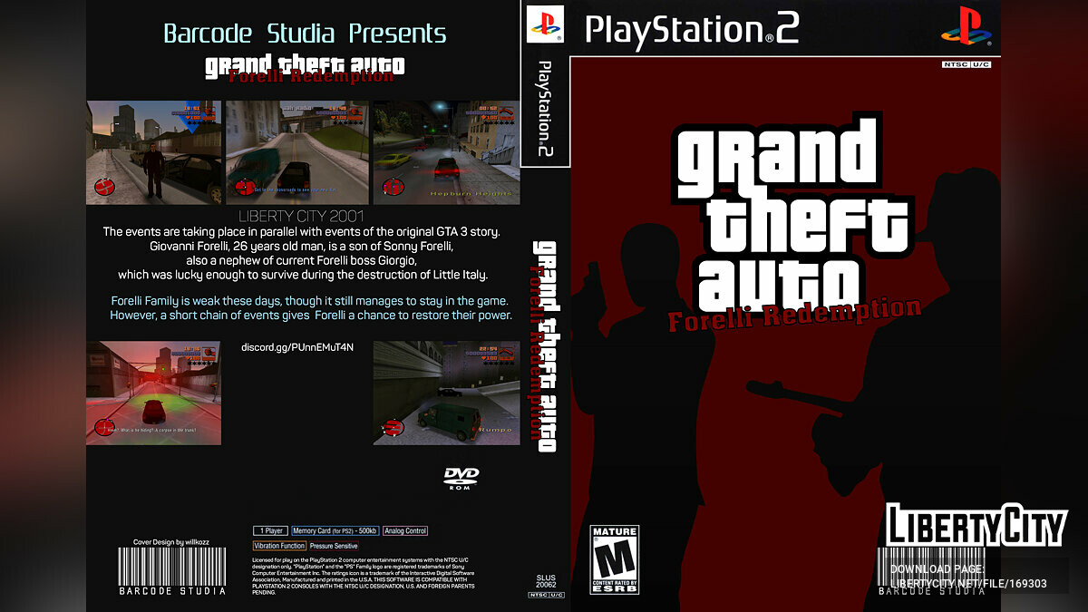 GTA Forelli Redemption PS2 Version 