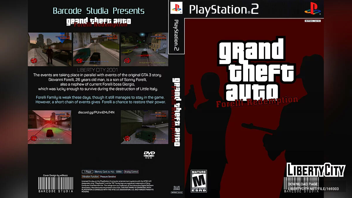 Grand Theft Auto - Forelli Redemption: Видання PS2 / GTA 3