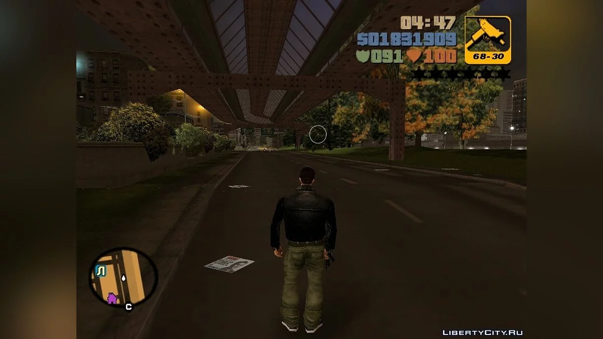 Reines Himmel über Freistadt / GTA 3