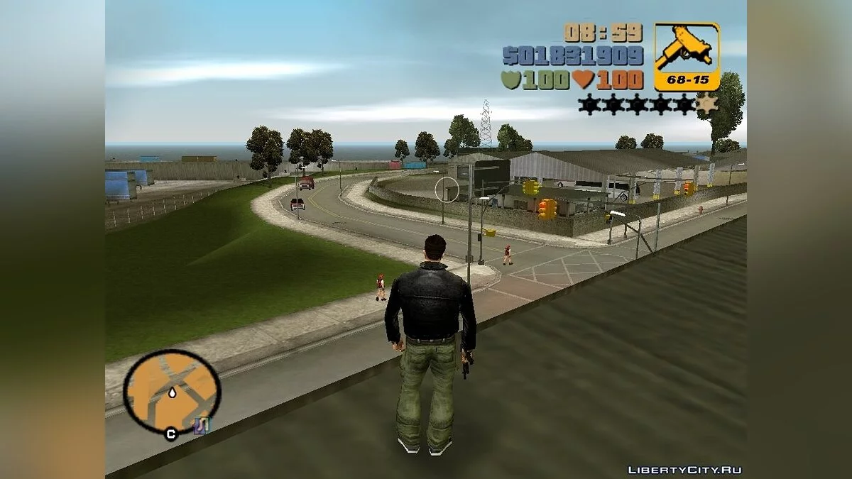 Reines Himmel über Freistadt / GTA 3