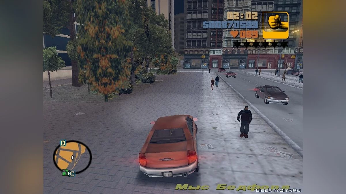 Реалістична фізика та управління авто / GTA 3