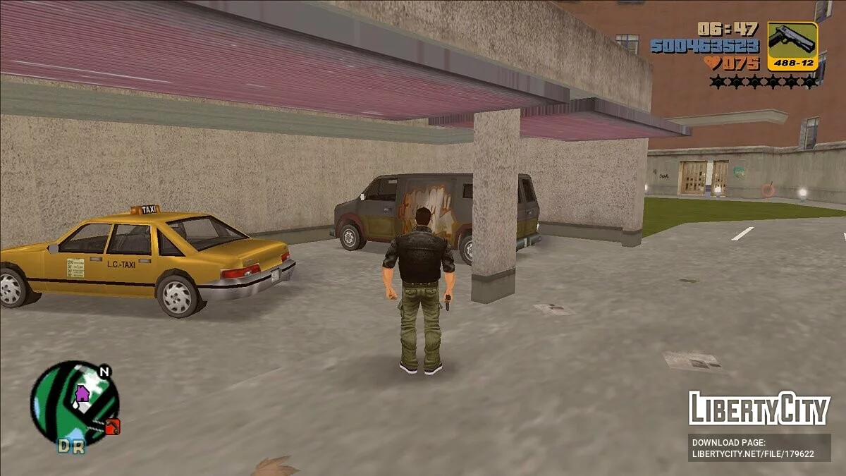Corrección de la puerta del garaje en Shorside / GTA 3