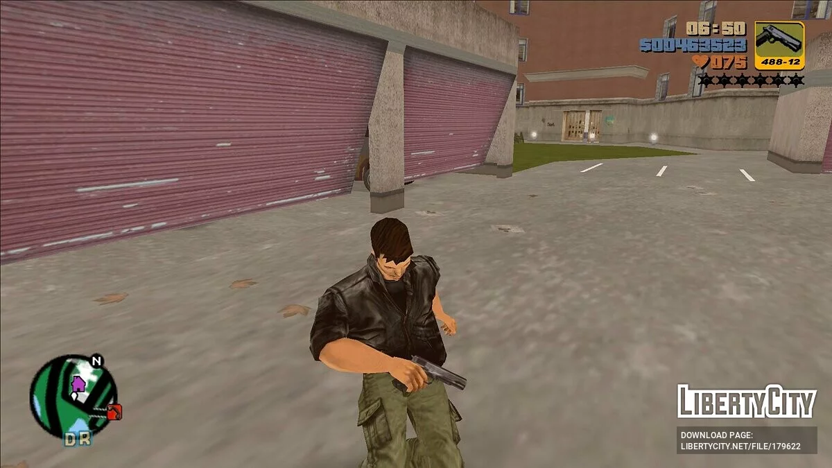 Corrección de la puerta del garaje en Shorside / GTA 3