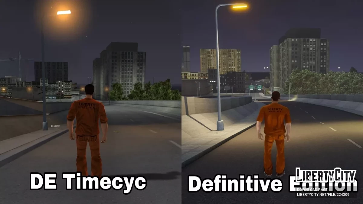 GTA 3 Definitive Edition Timecyc predeterminado (solo clima soleado) / GTA 3