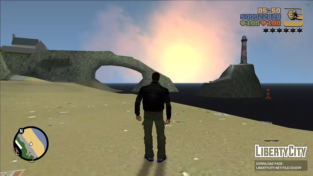 GTA 3 Definitive Edition Timecyc predeterminado (solo clima soleado) / GTA 3