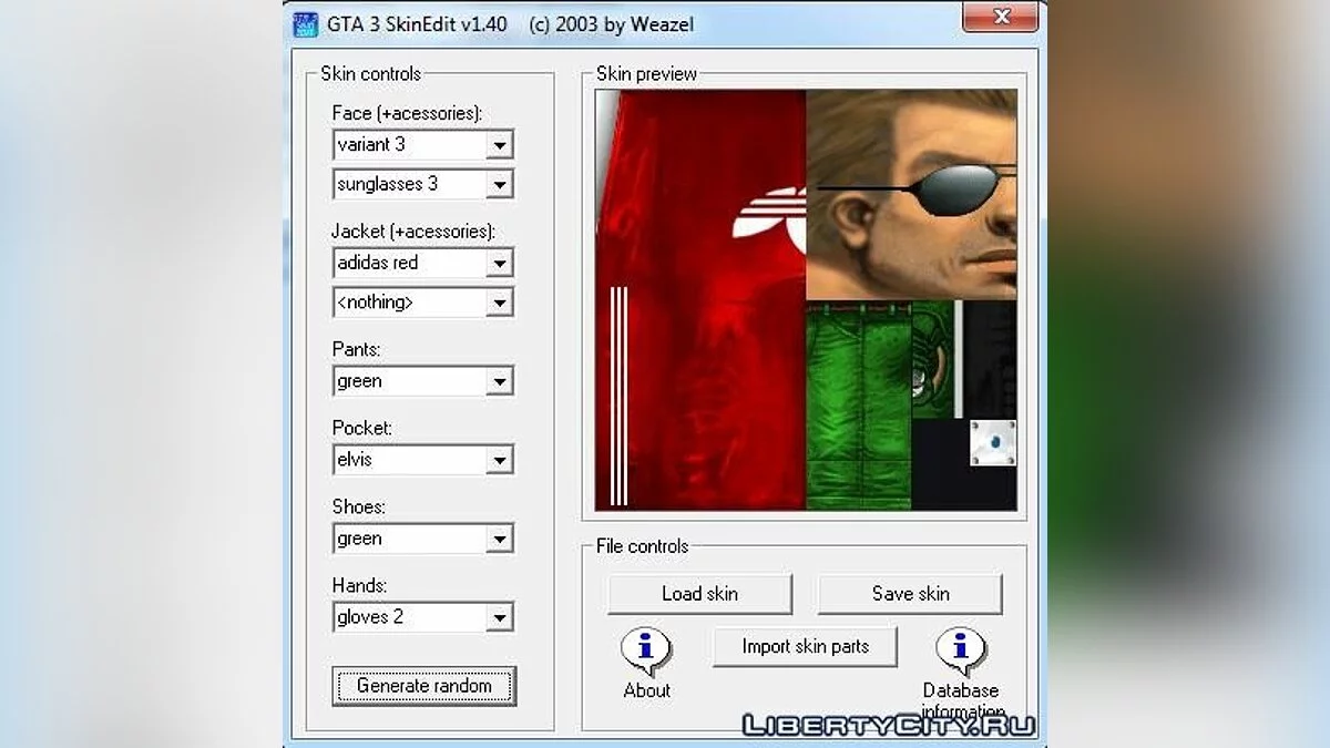 GTA 3 皮肤编辑器 / GTA 3