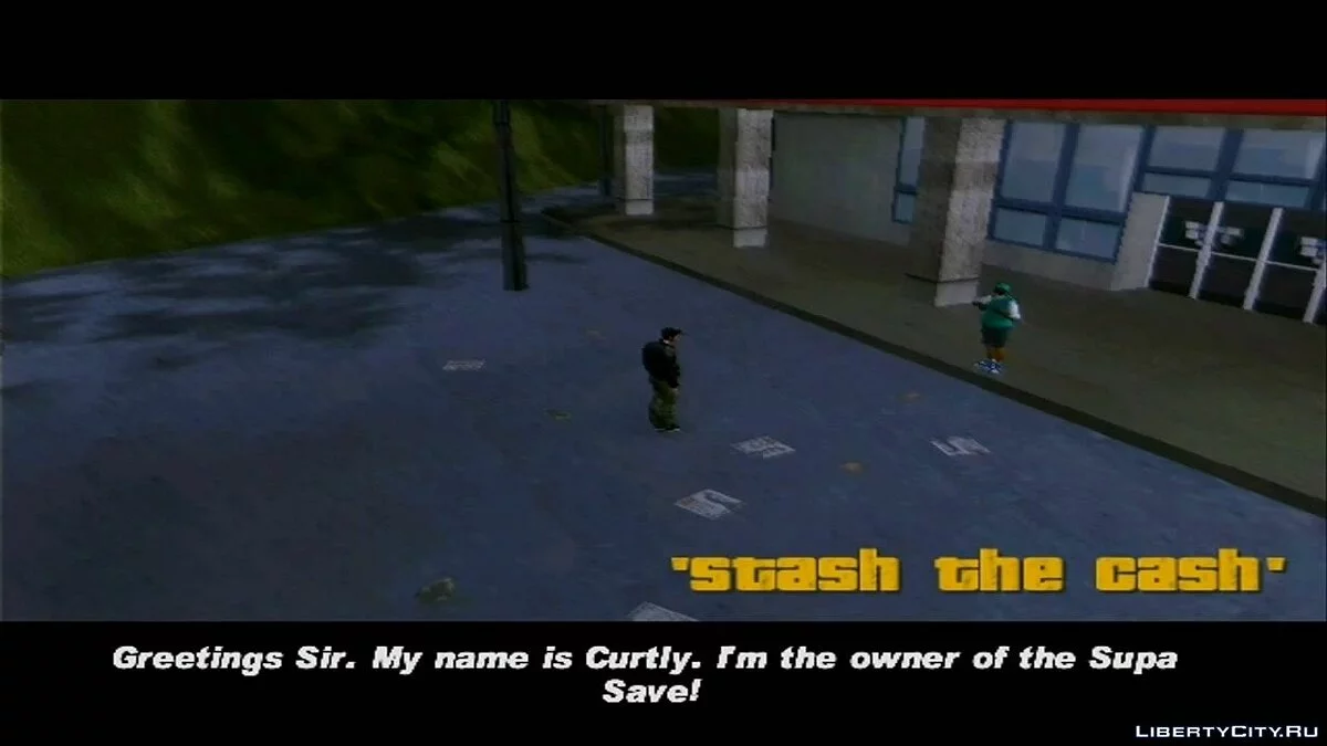 GTA III Curtly's Mission - Stash The Cash / GTA 3