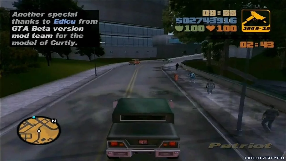 GTA III Curtly's Mission - Stash The Cash / GTA 3