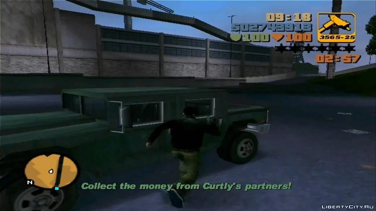 GTA III Curtly's Mission - Stash The Cash / GTA 3