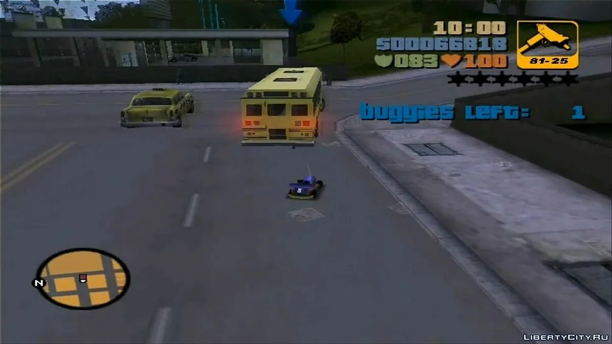 GTA III Darkel's Mission - Blow Up A School Bus / GTA 3