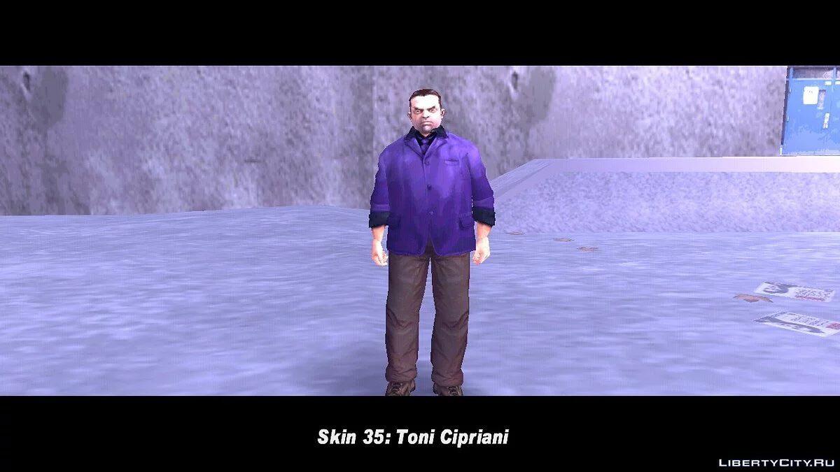 Sélecteur de skins pour GTA III (Android) / GTA 3 (iOS, Android)