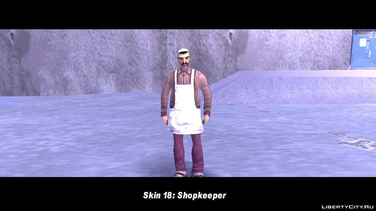 Sélecteur de skins pour GTA III (Android) / GTA 3 (iOS, Android)