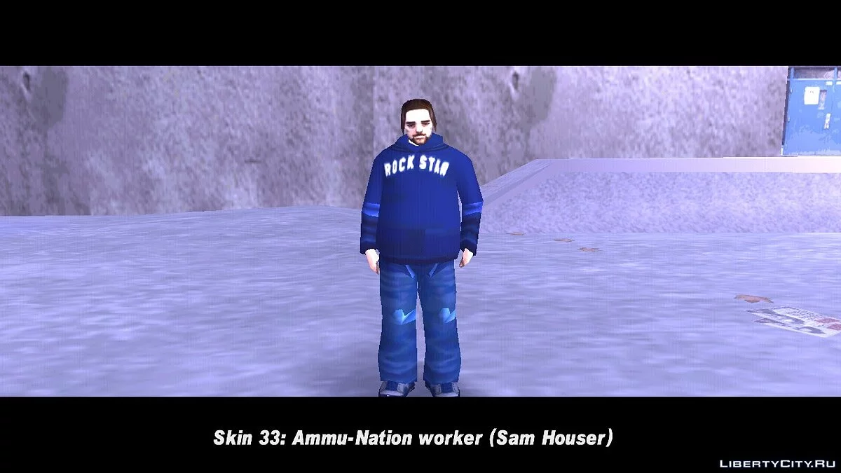 Sélecteur de skins pour GTA III (Android) / GTA 3 (iOS, Android)