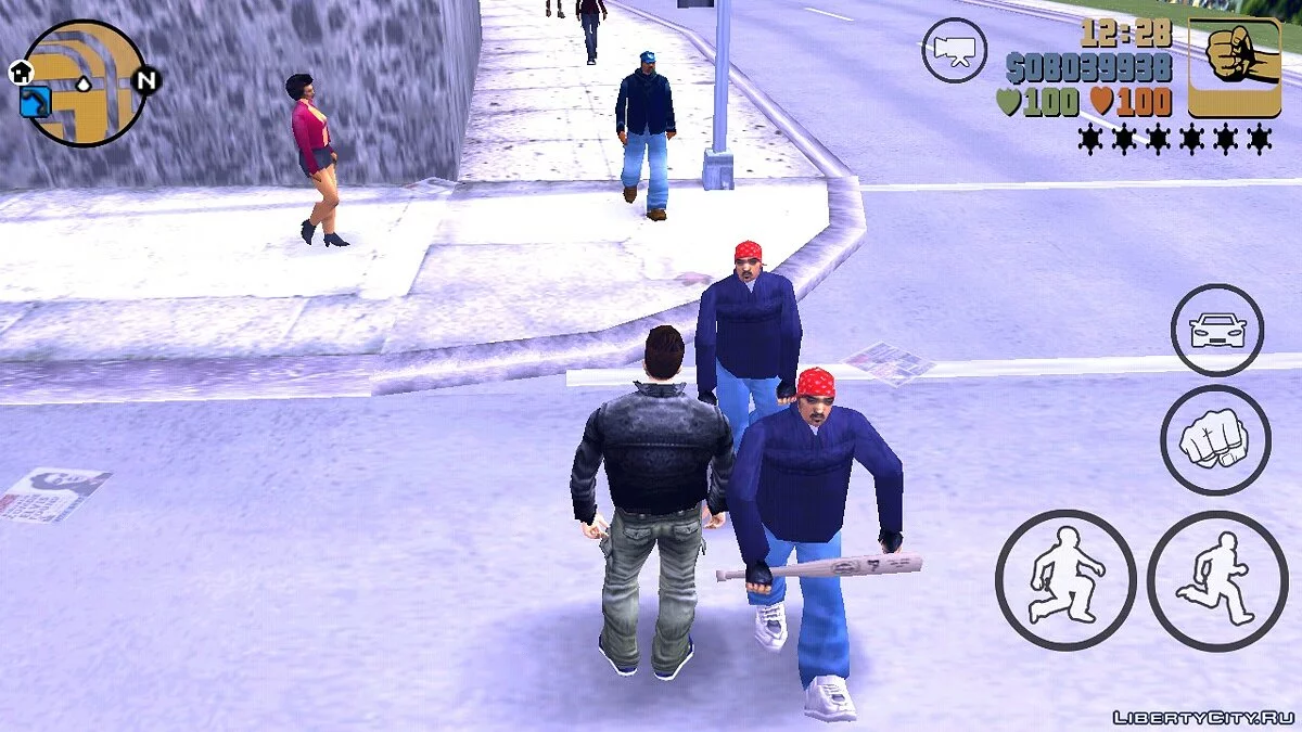 Les gangs ennemis vous ignorent / GTA 3 (iOS, Android)